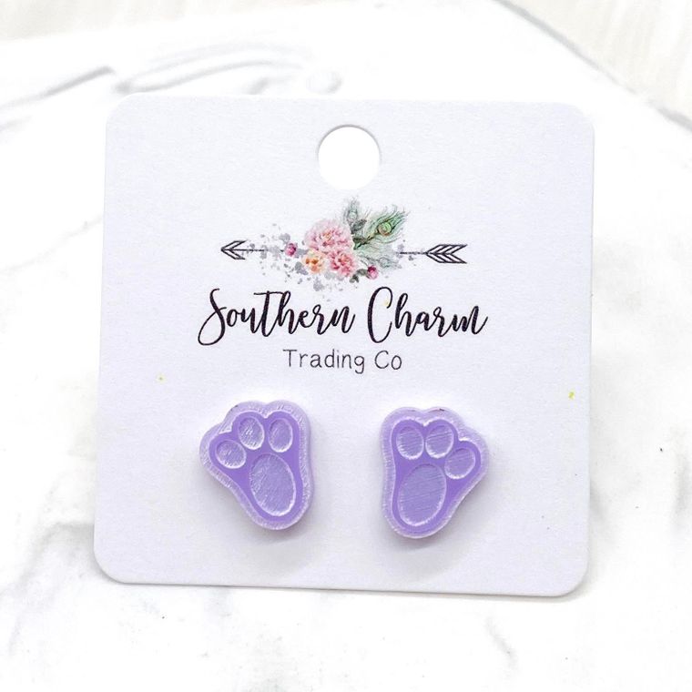 Pastel Bunny Paws Earrings