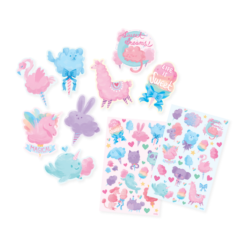 Scented Stickers - Fluffy Cotton Candy