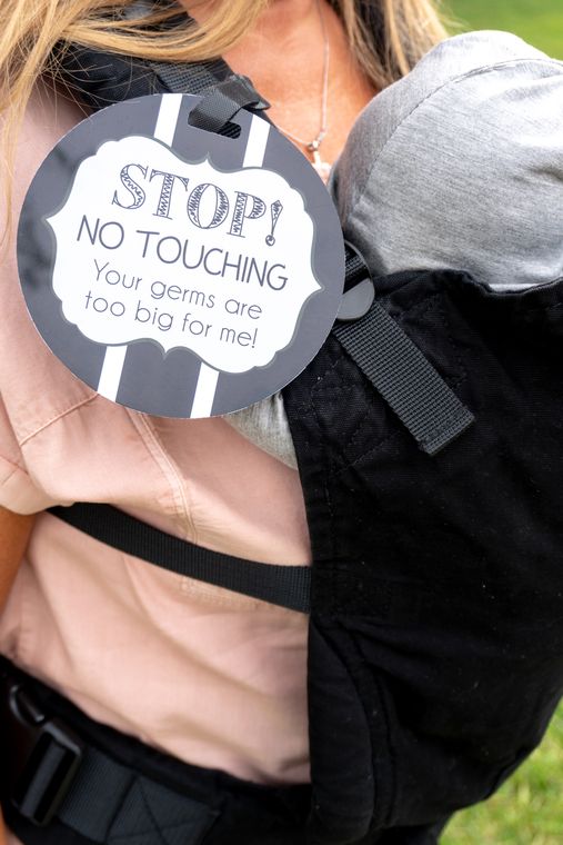 No Touching Carseat/Stroller Tags