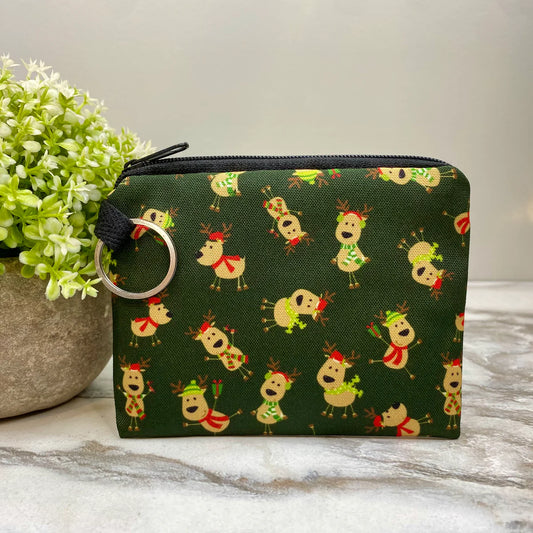 Christmas Reindeer Coin Pouch