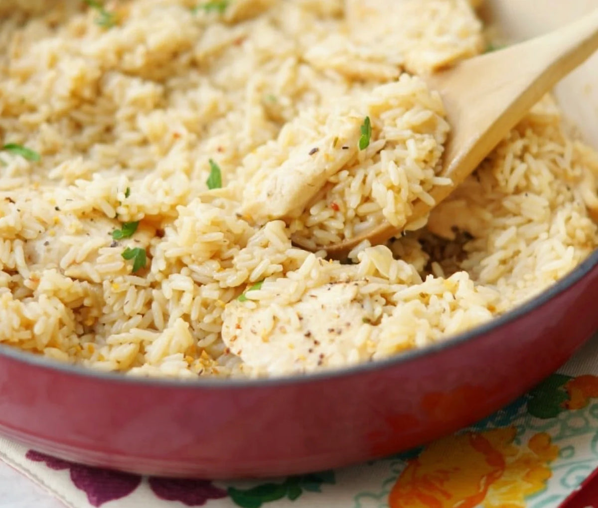 Weeknight Chicken Rice Skillet