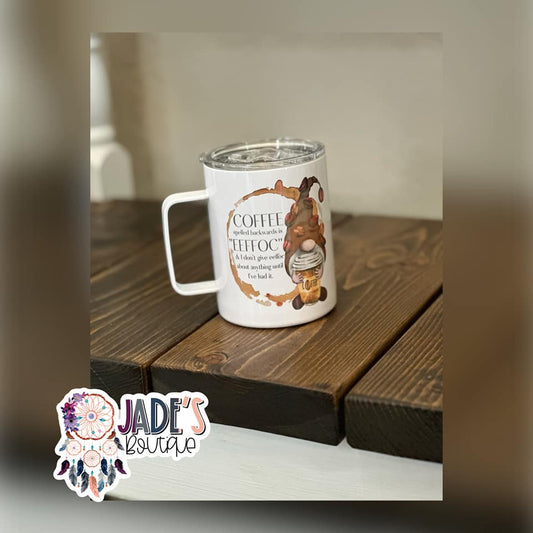 Gnome Coffee 10oz Insulated Travel Mug