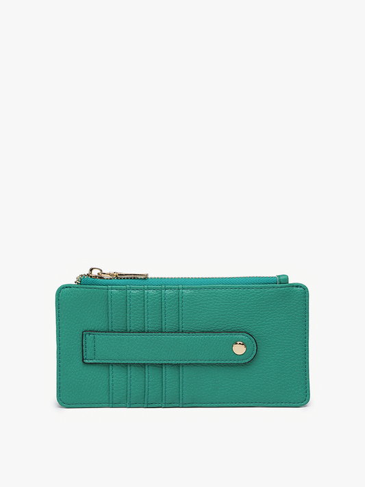 Slim Card Holder Wallet - Kelly Green