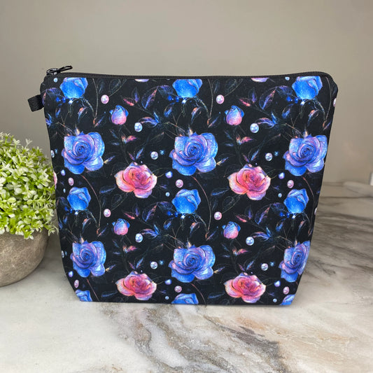 Rose Pearl Blue Pink XL Pouch