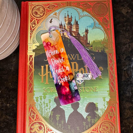 When in Doubt Read a Book Bookmark