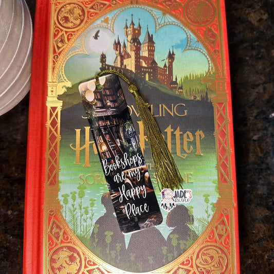 Bookshops are my Happy Place Bookmark