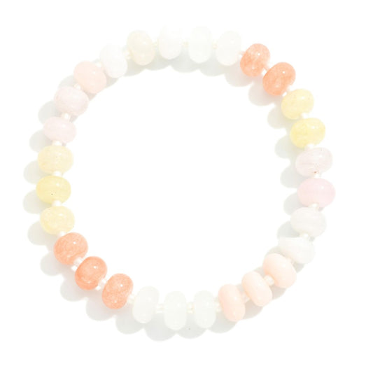 Natural Candy Stone Bracelet