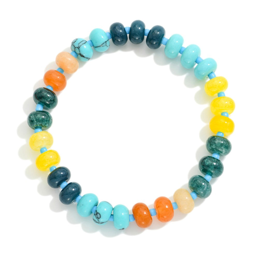 Turquoise Candy Stone Bracelet