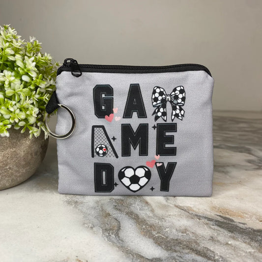 Soccer Game Day Coin Pouch
