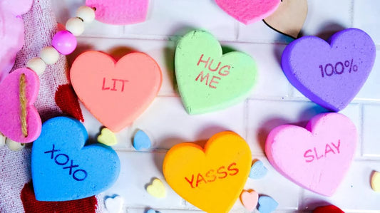 Mystery Conversation Heart Bath Bomb