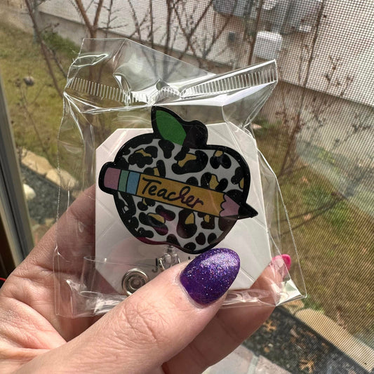 Teacher Apple Badge Reel