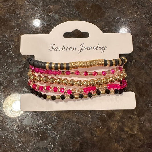 Everyday Bracelet Stacks - Purple/Black