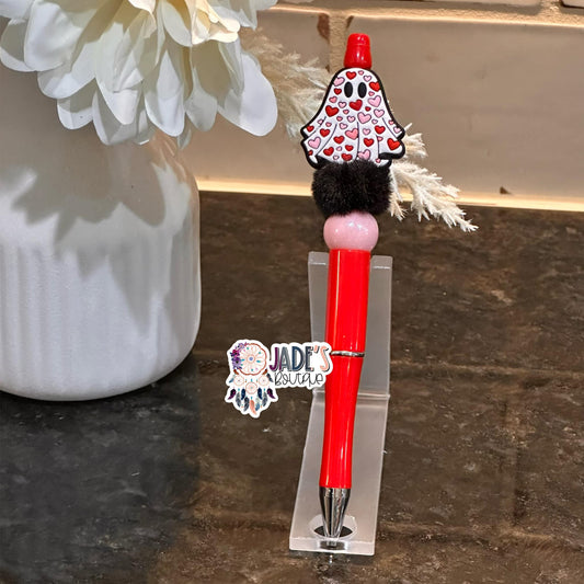 Tiny Heart Ghost Pen