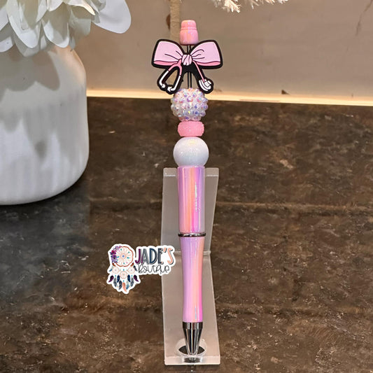 Pink Stethoscope Pen