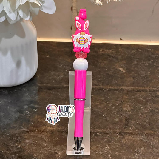 Easter Egg Pink Gnome Pen