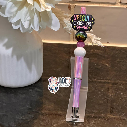 Special Education Squad Pink Pen