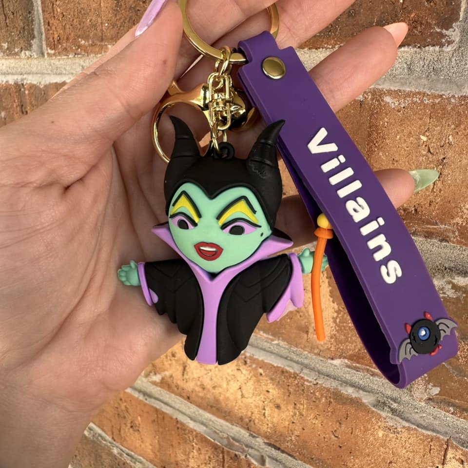 M Villain Keychain