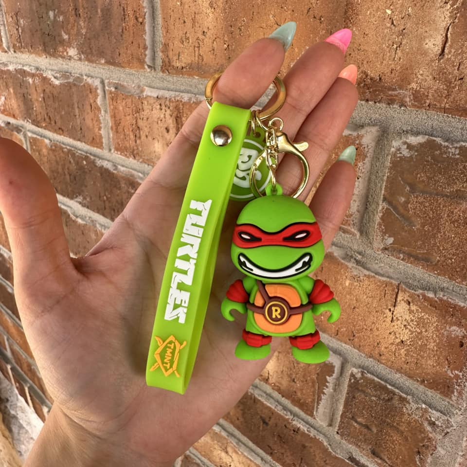 R Turtle Keychain