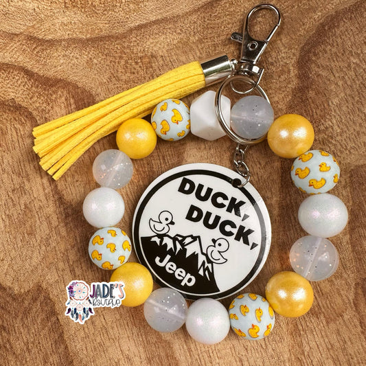 Duck Duck Jeep Keychain Bracelet