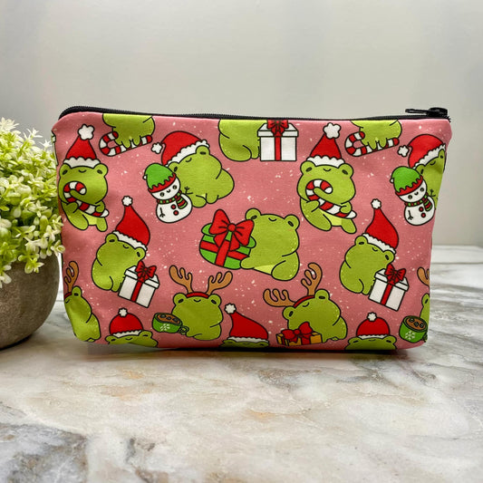 Winter Frog Pouch