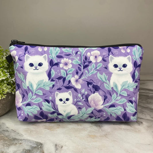 Purple Cat Pouch
