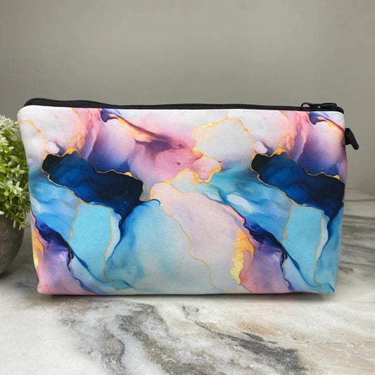 Colorful Marble Pouch