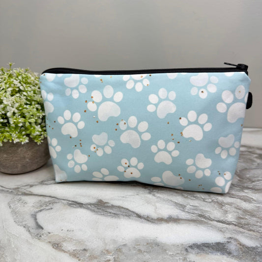 Blue Paw Pouch