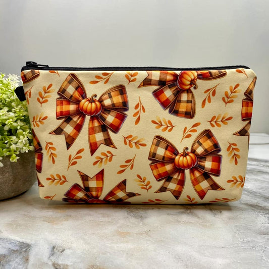 Pumpkin Bows Pouch