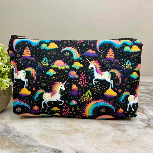 Neon Unicorn Pouch