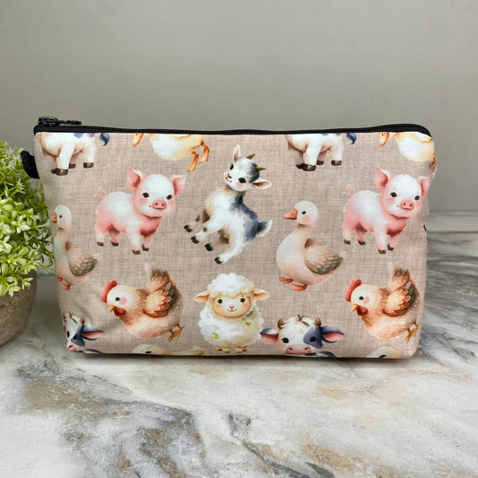 Baby Farm Animal Pouch