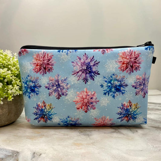 3D Snowflakes Pouch