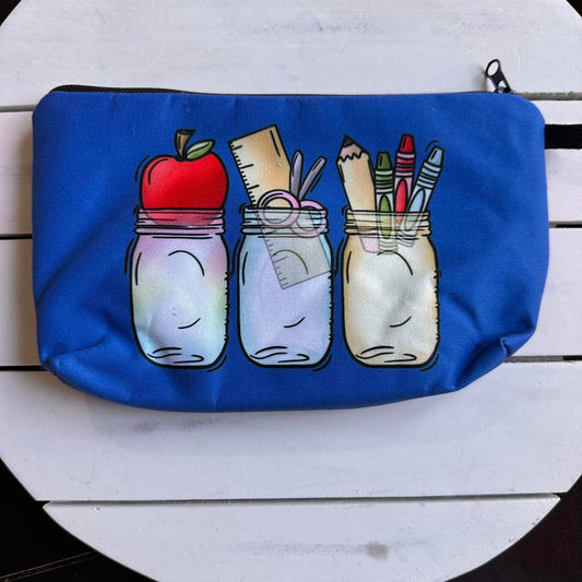 Teacher Mason Jar Pouch