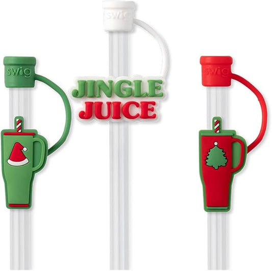 Mega Mug Christmas Reusable Straw Toppers