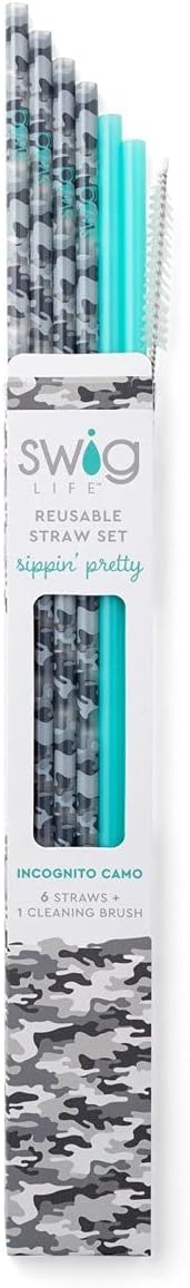 Incignito Camo Straw Set