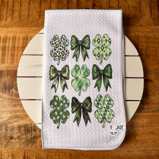 Clover Bow Tea Towel