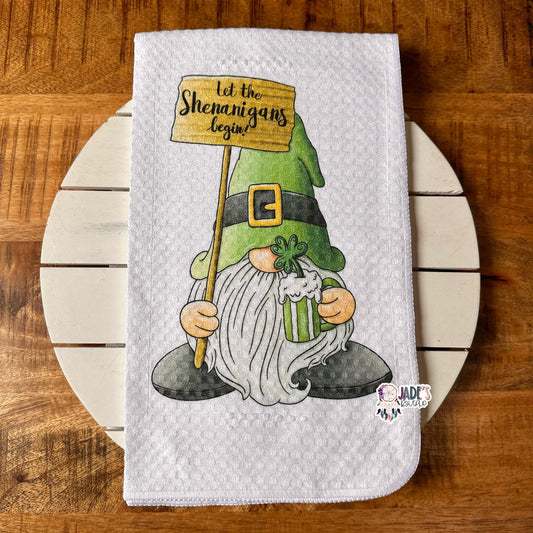Let The Shenanigans Begin Tea Towel