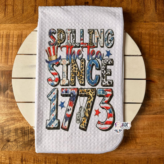 Spilling The Tea....Tea Towel