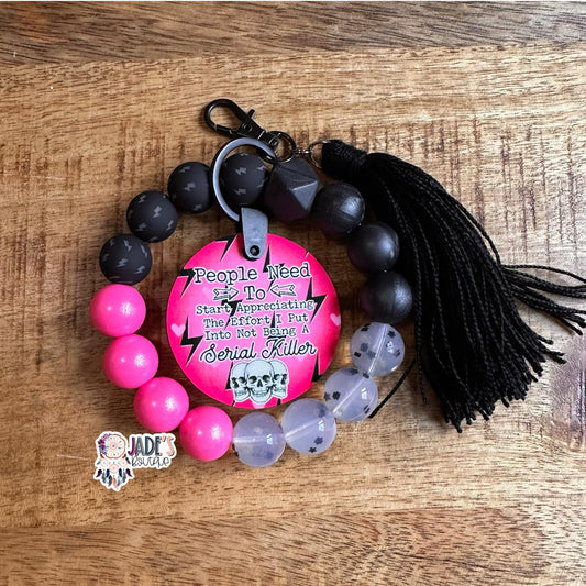 Serial Keychain Bracelet