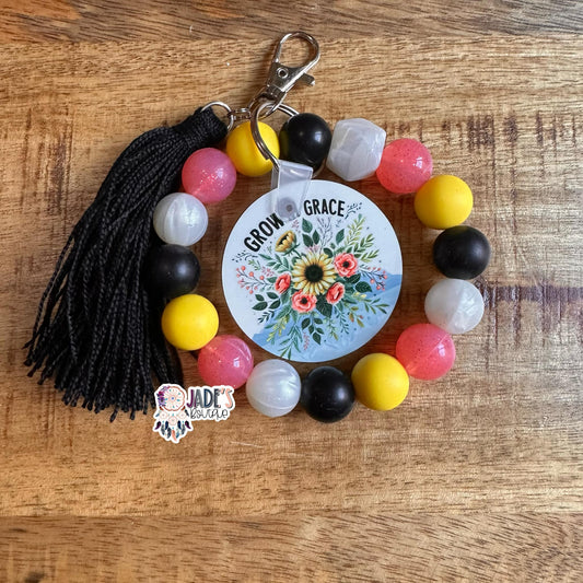 Grow In Grace Keychain Bracelet