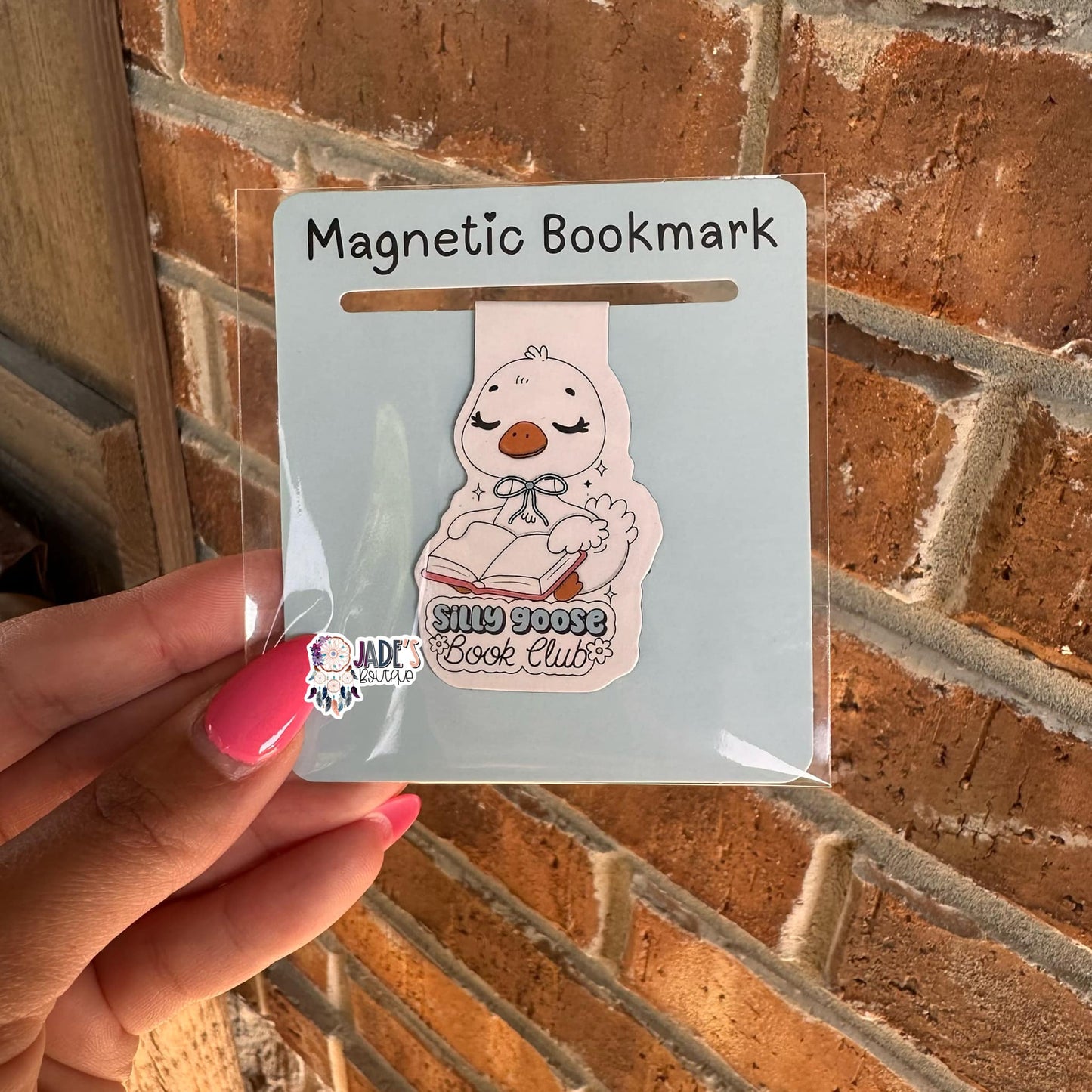 Silly Goose Book Club Magnetic Bookmark