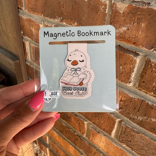 Silly Goose Book Club Magnetic Bookmark