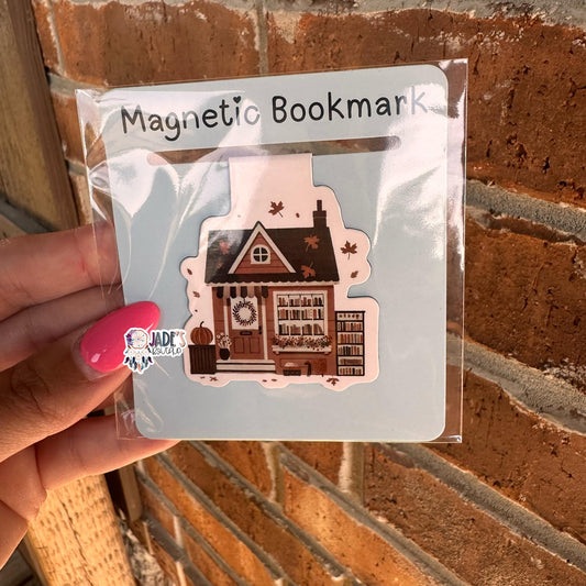 Autumn Bookstore Magnetic Bookmark