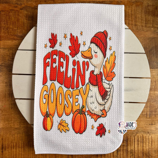 Feelin' Goosey Tea Towel