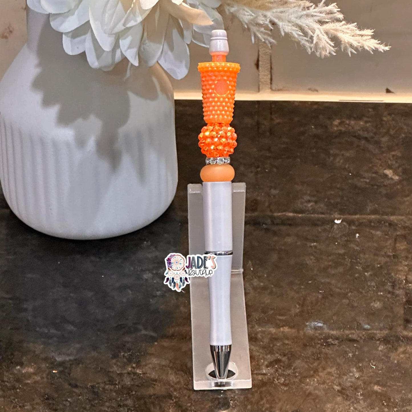 Studded Orange Tumbler 3D Pen