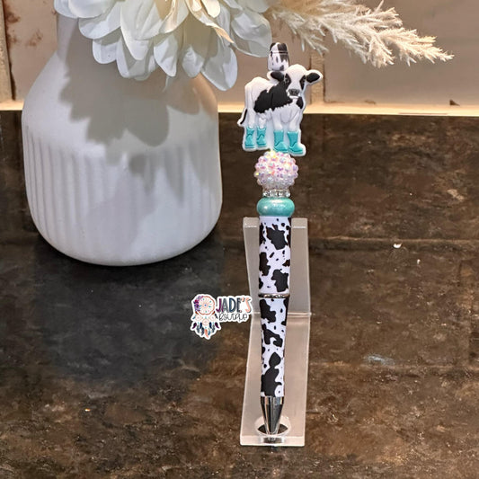 Bessie Rainboots Cow Pen