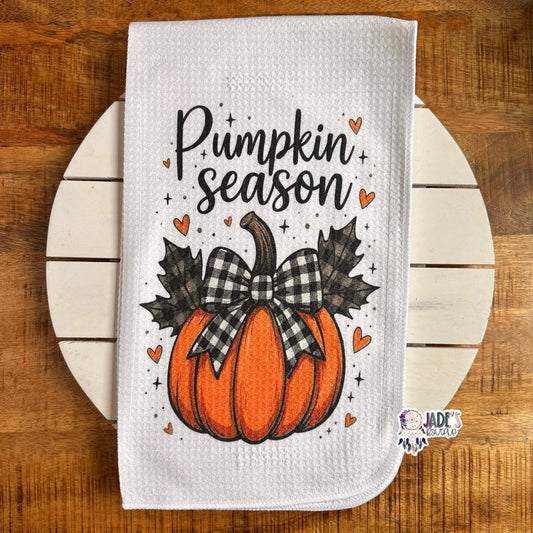 Pumpkin Season Tea Towel