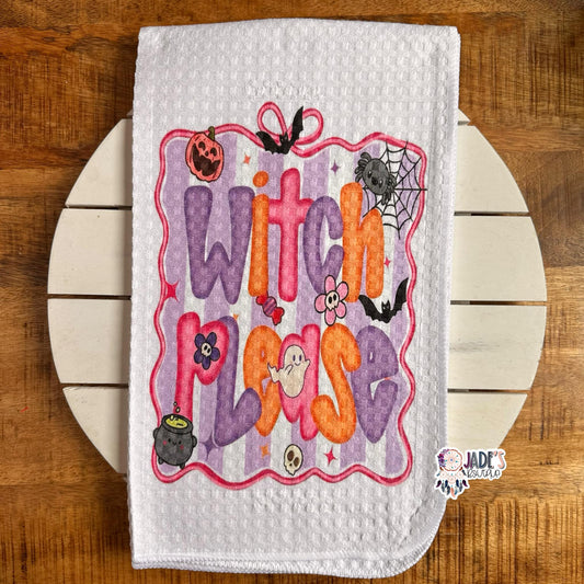 Witch Please Tea Towel
