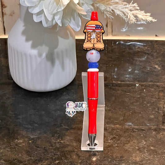 Tan Americana Boots Pen