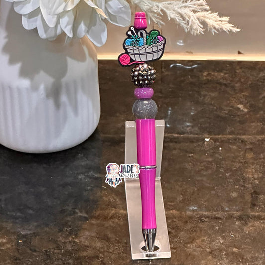 Knitting Basket Pen