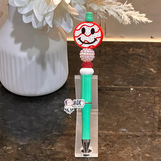 Christmas Tree Cake Smiley Pen